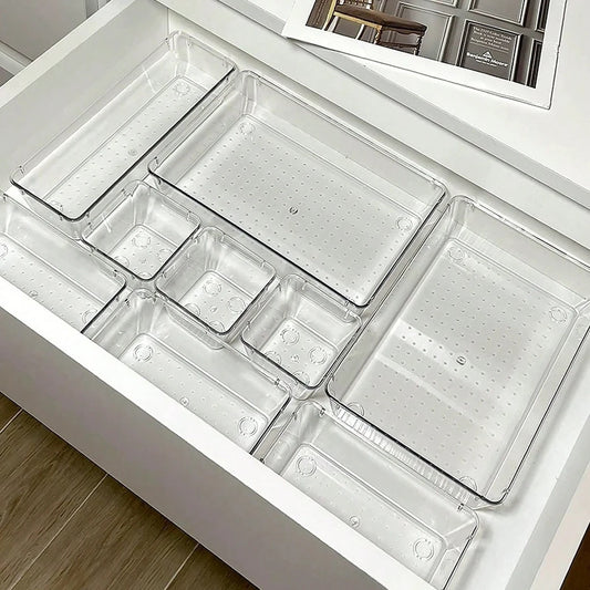 Set de 7 Organizadores Transparentes para Cajones