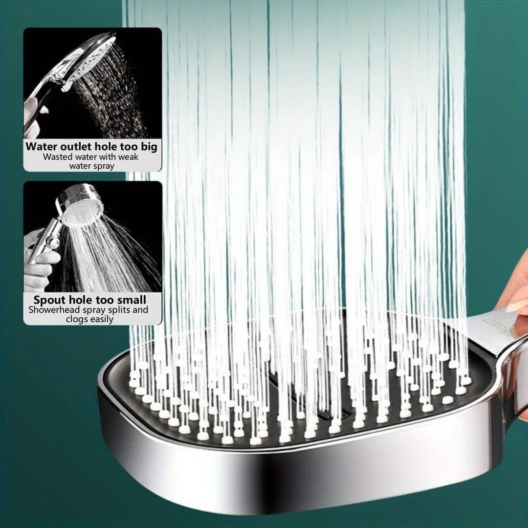 Ducha de Mano 13 cm – 3 Modos de Alta Presión con Filtro