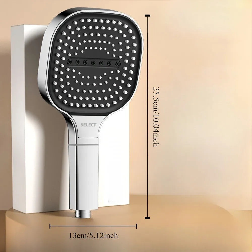 Ducha de Mano 13 cm – 3 Modos de Alta Presión con Filtro
