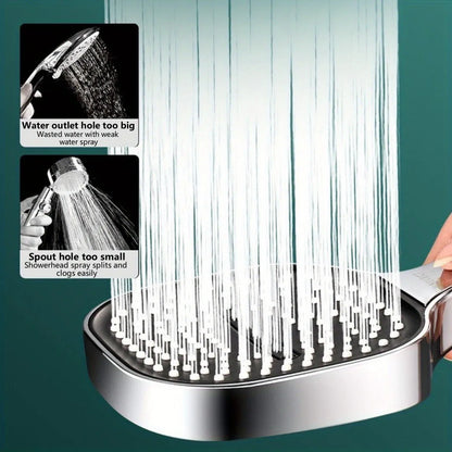 Ducha de Mano 13 cm – 3 Modos de Alta Presión con Filtro